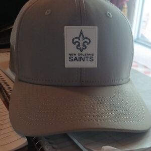 New Era New Orleans Saints Gray Logo Patch Hat